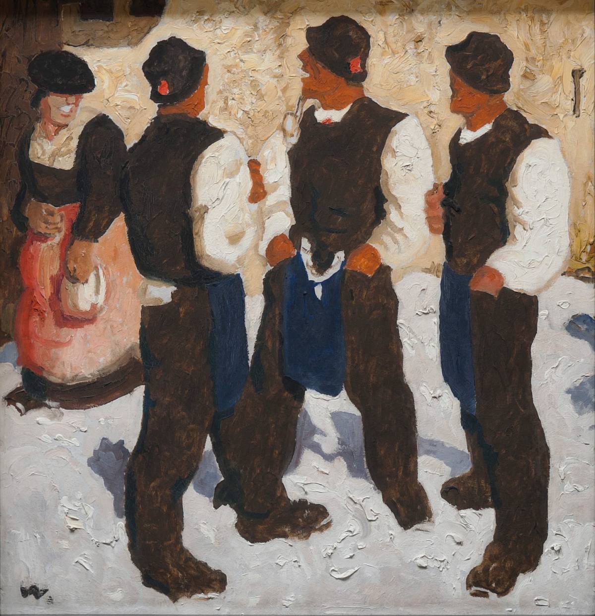 Alfons Walde: Sonntag, 1923