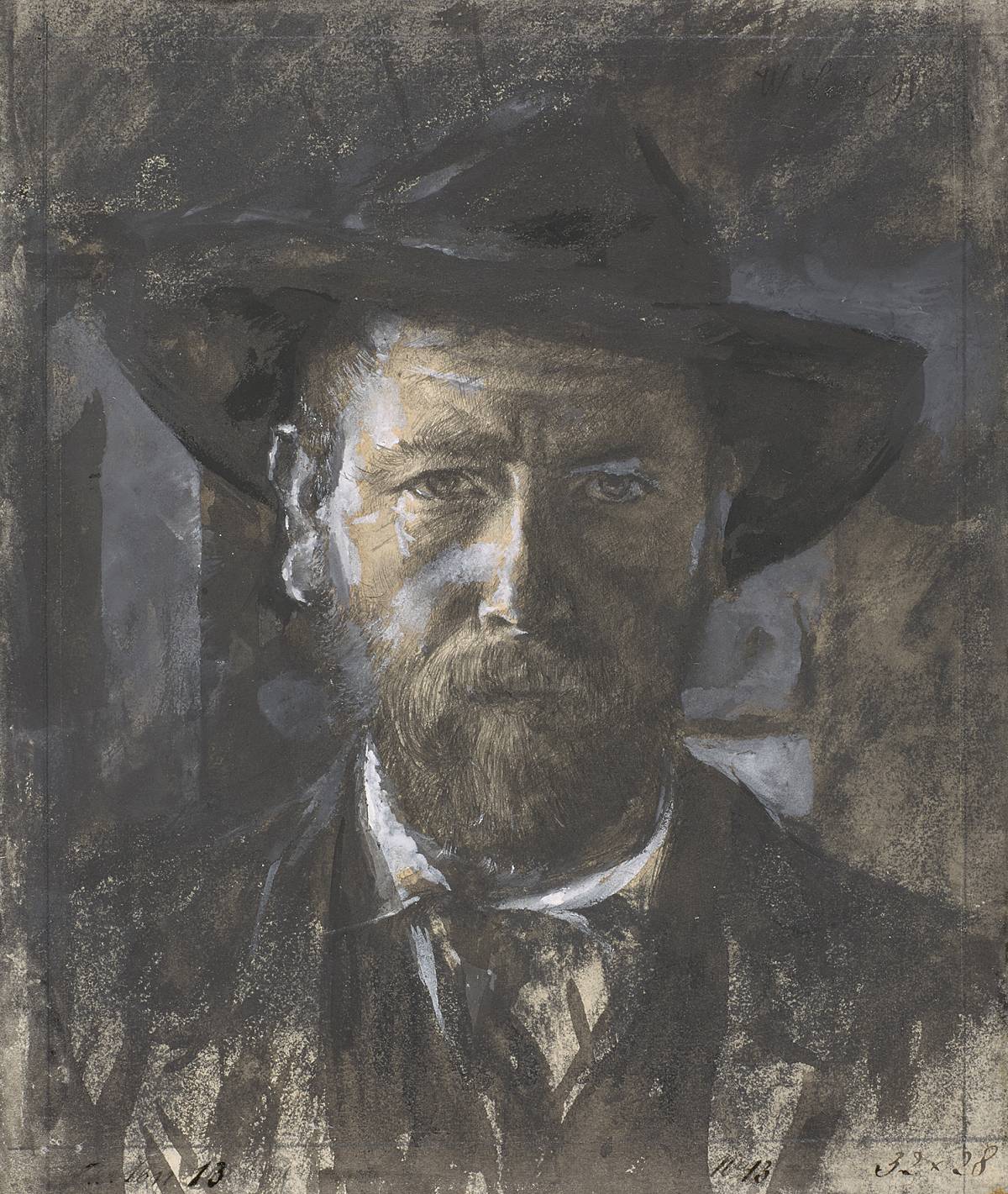 Wilhelm Leibl: Selbstbildnis, 1891