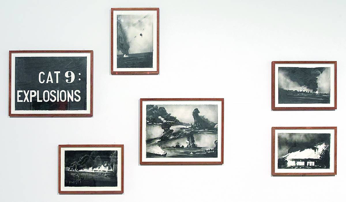 Marcel van Eeden: Cat 9: Explosions, 2011