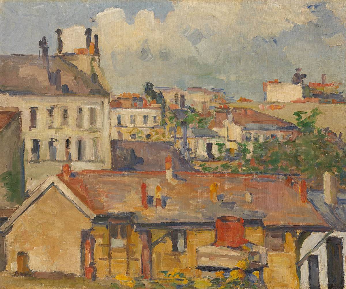 Paul Cézanne: Roofs, 1876/77